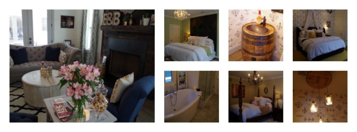 chateau bourbon Collage